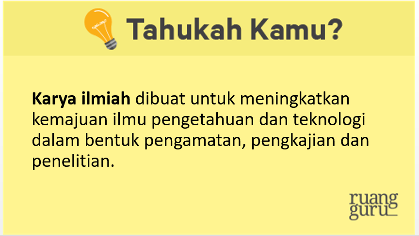 Pemikiran Ilmiah Pada Penulisan Karya Ilmiah | Bahasa Indonesia Kelas 11